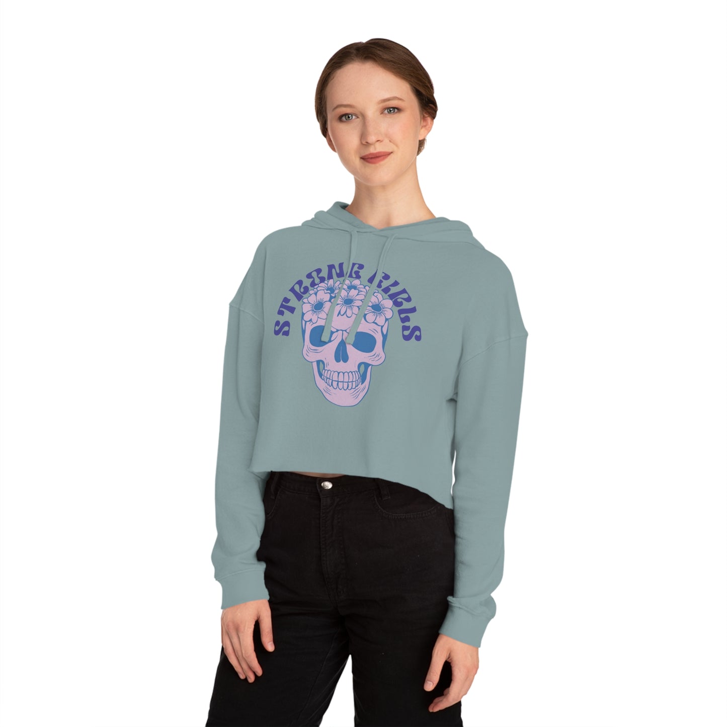 Strange Girls Women’s Cropped Hooded Sweatshirt