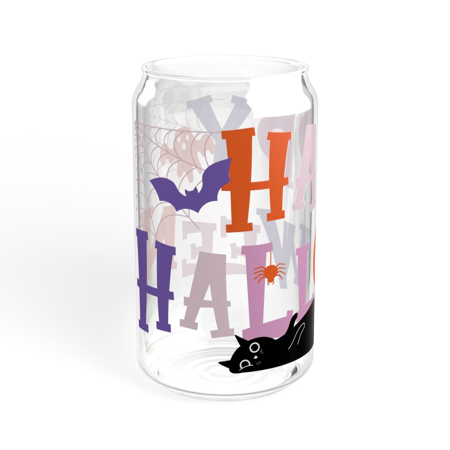 Happy Halloween Sipper Glass, 16oz