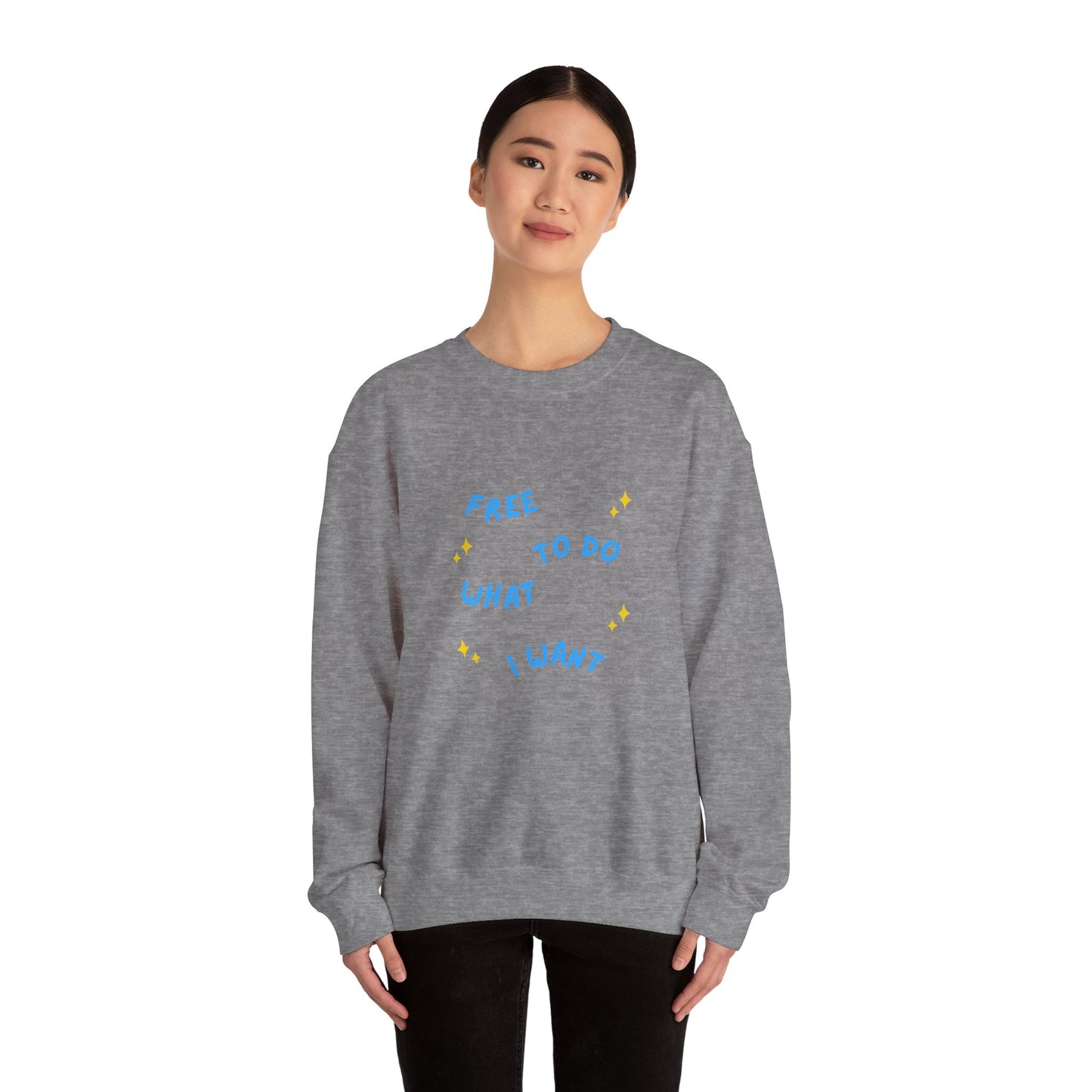 Free To Do What I Want Unisex Heavy Blend™ Crewneck Sweatshirt