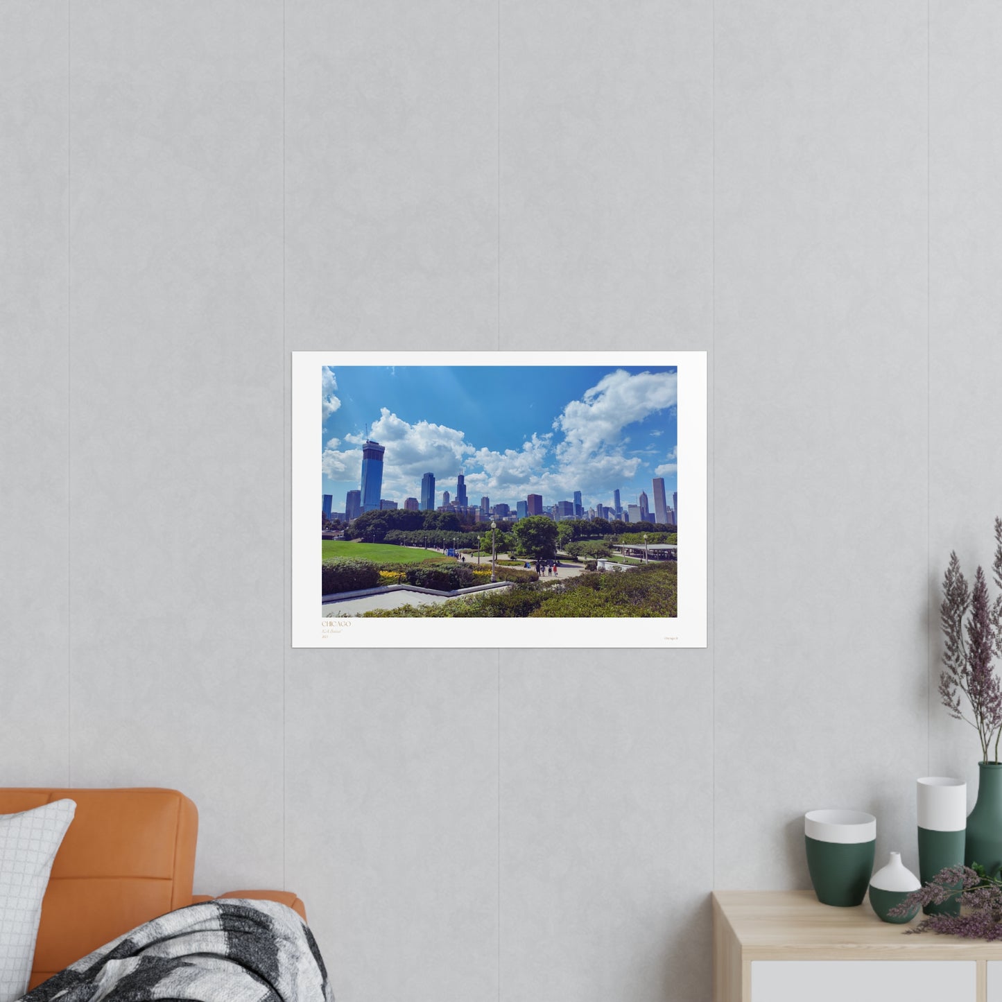 Chicago Matte Photograph Horizontal Posters EU