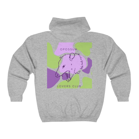 Opossum Lovers Club Unisex Heavy Blend™ Full Zip Hooded Sweatshirt