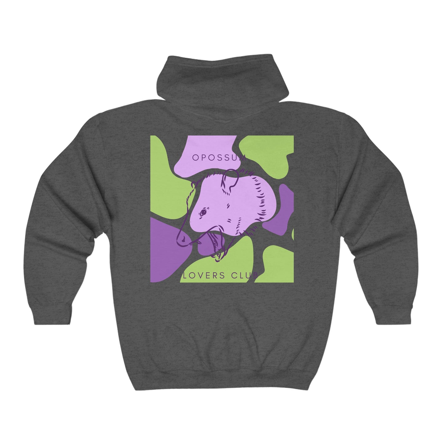 Opossum Lovers Club Unisex Heavy Blend™ Full Zip Hooded Sweatshirt