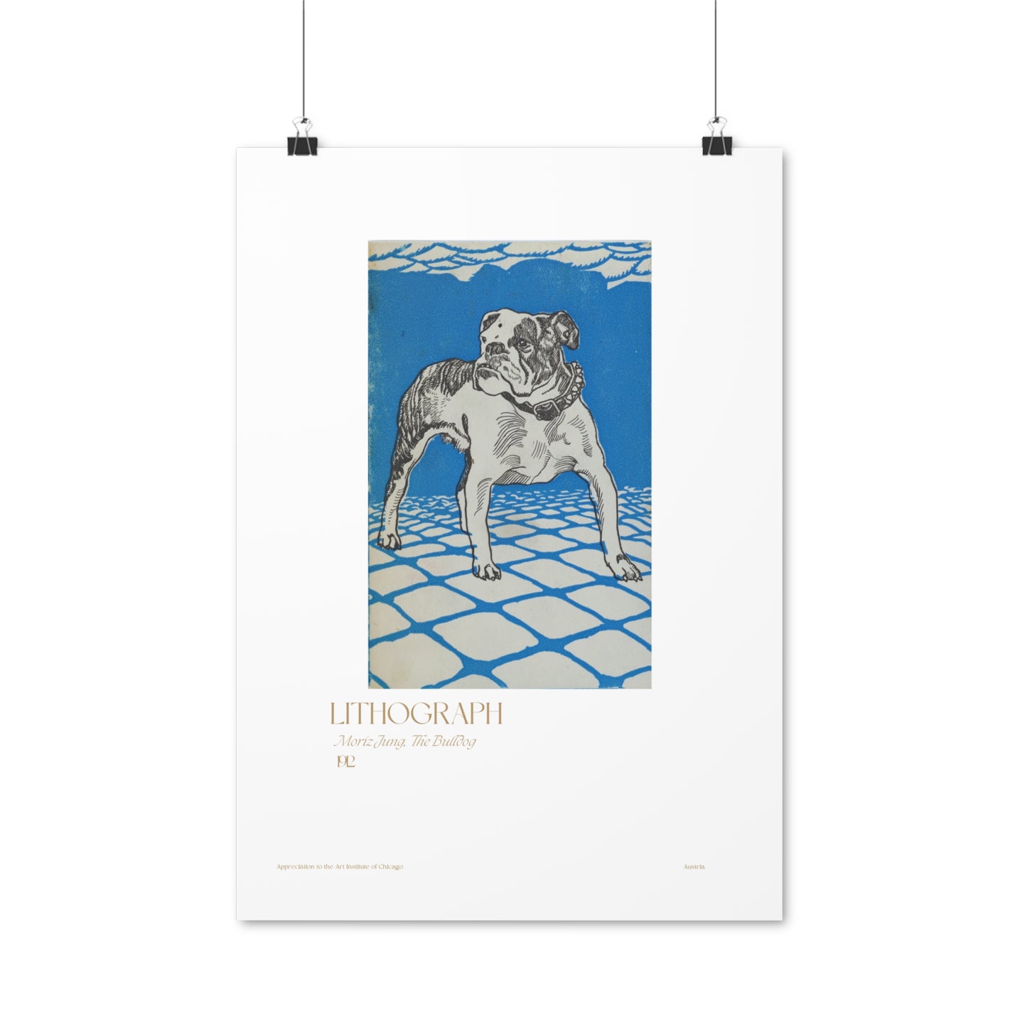 Moriz Jung, The Bulldog 1912 Vertical Poster EU