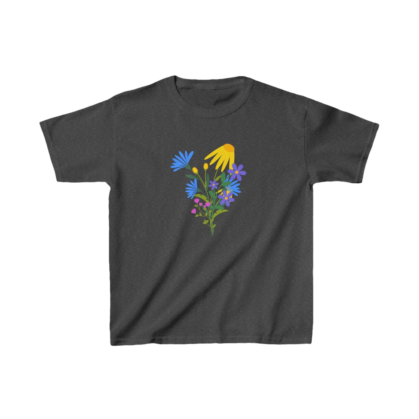 Spring Flowers Kids Heavy Cotton™ Tee