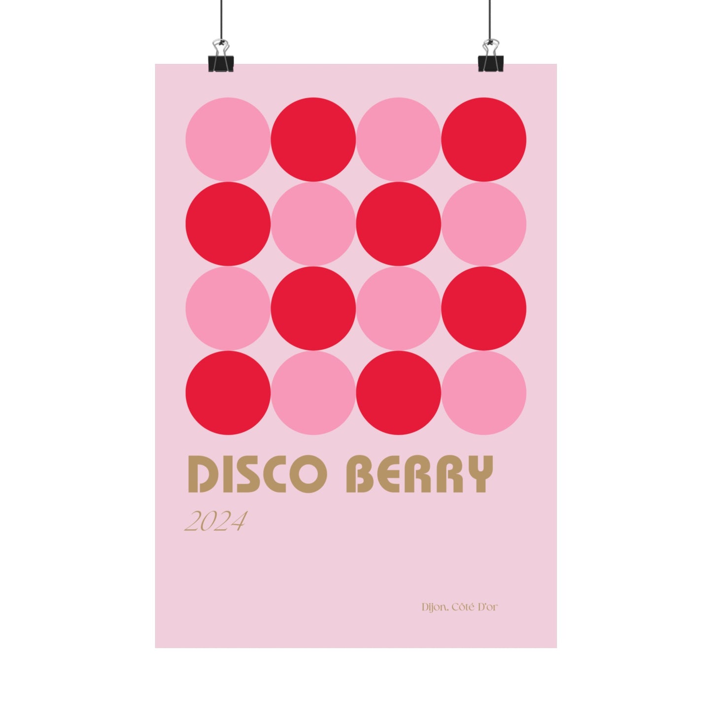 Disco Berry Vertical Posters