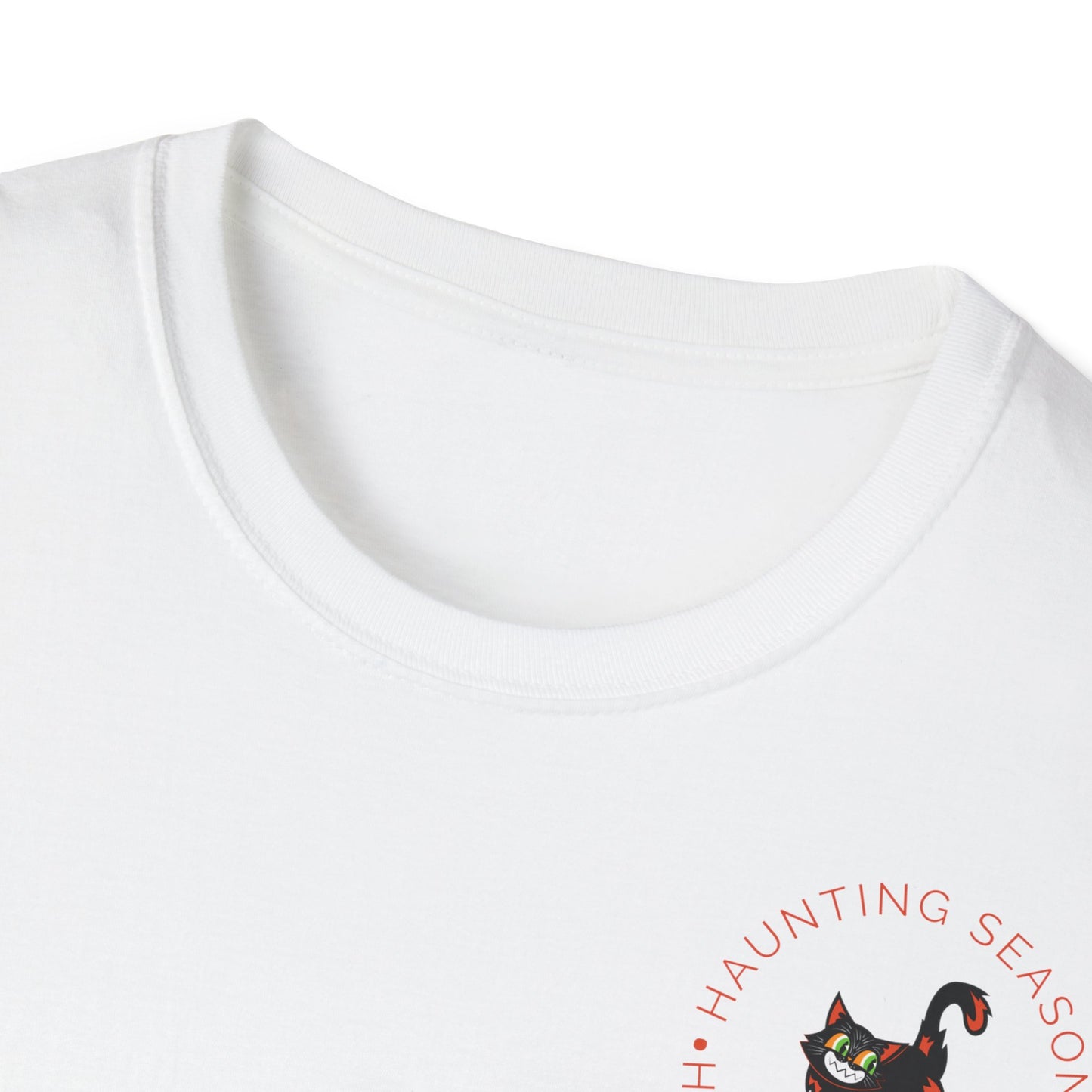 Haunting Kitty Unisex Softstyle T-Shirt EU