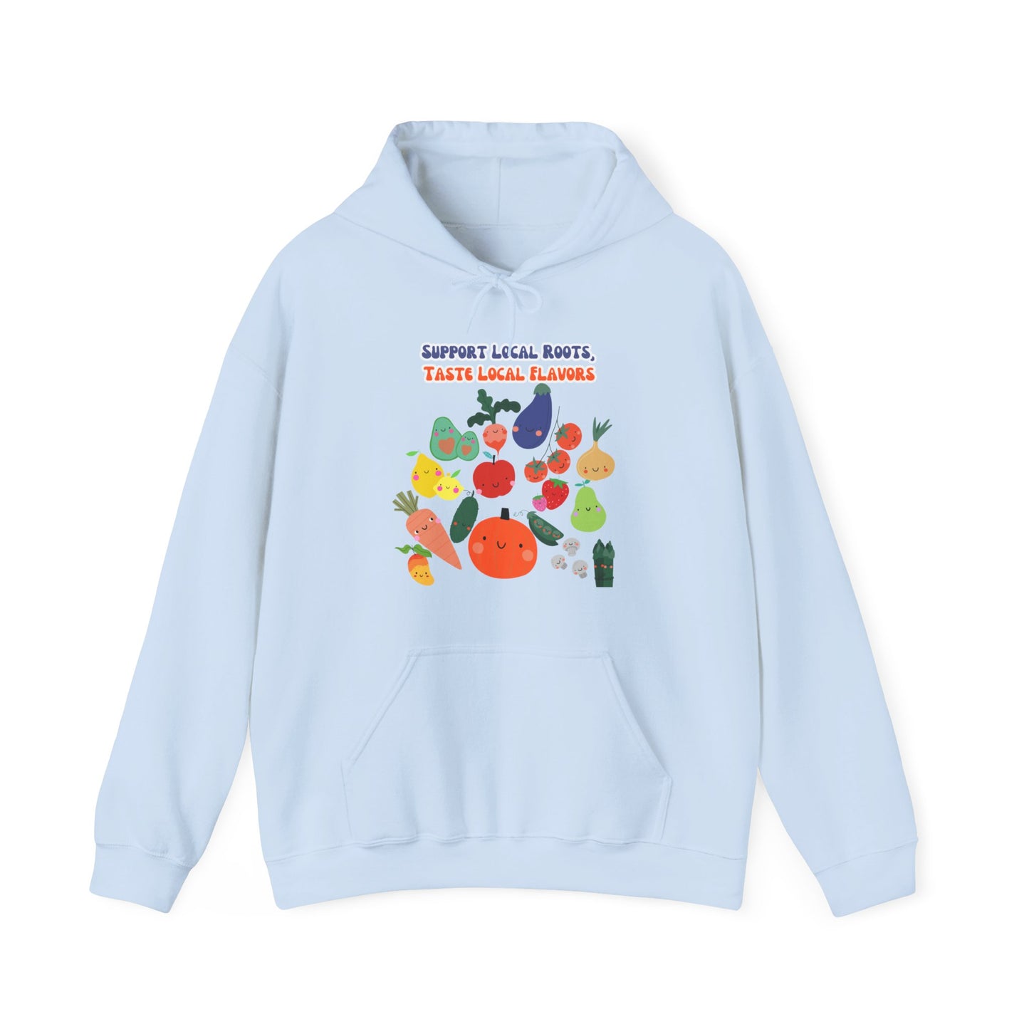 Local Roots, Local Flavors Unisex Heavy Blend™ Hooded Sweatshirt EU