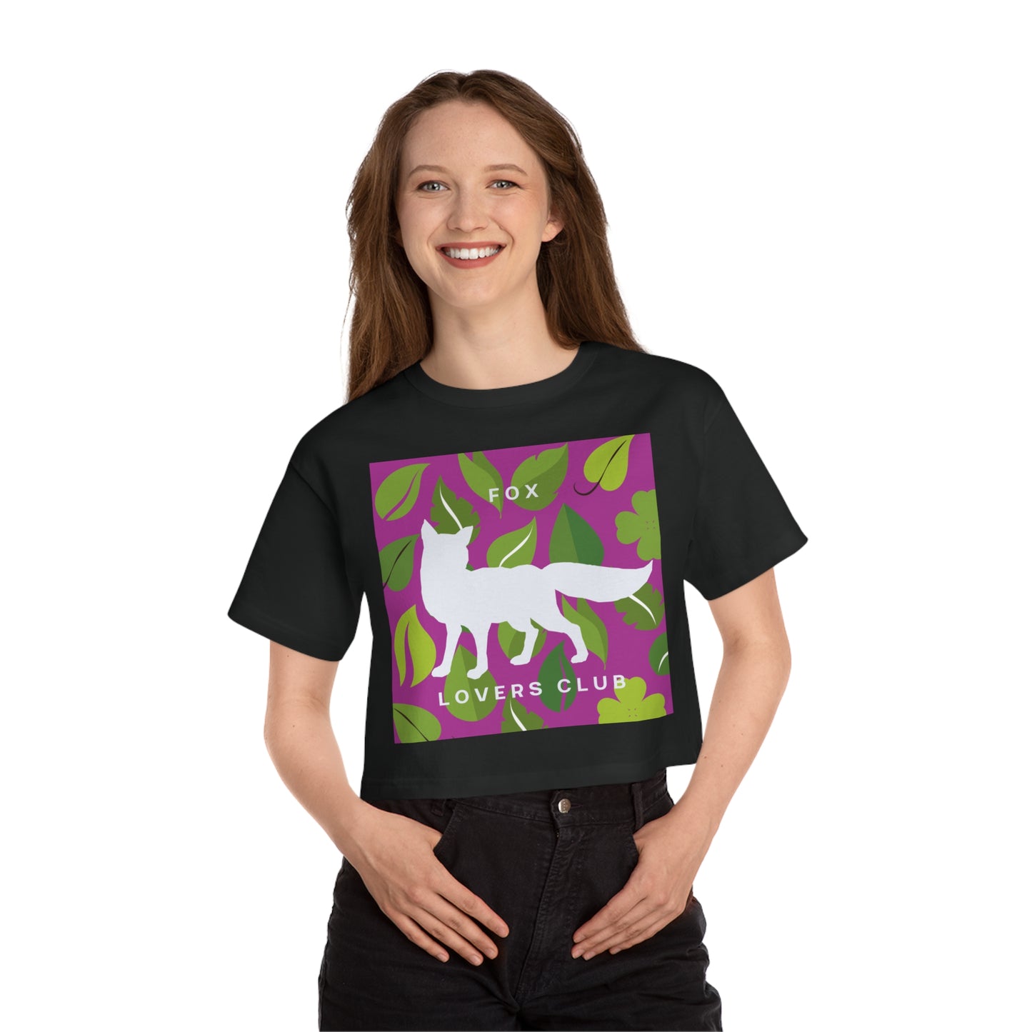 Fox Lovers Club Champion Women's Heritage Cropped T-Shirt