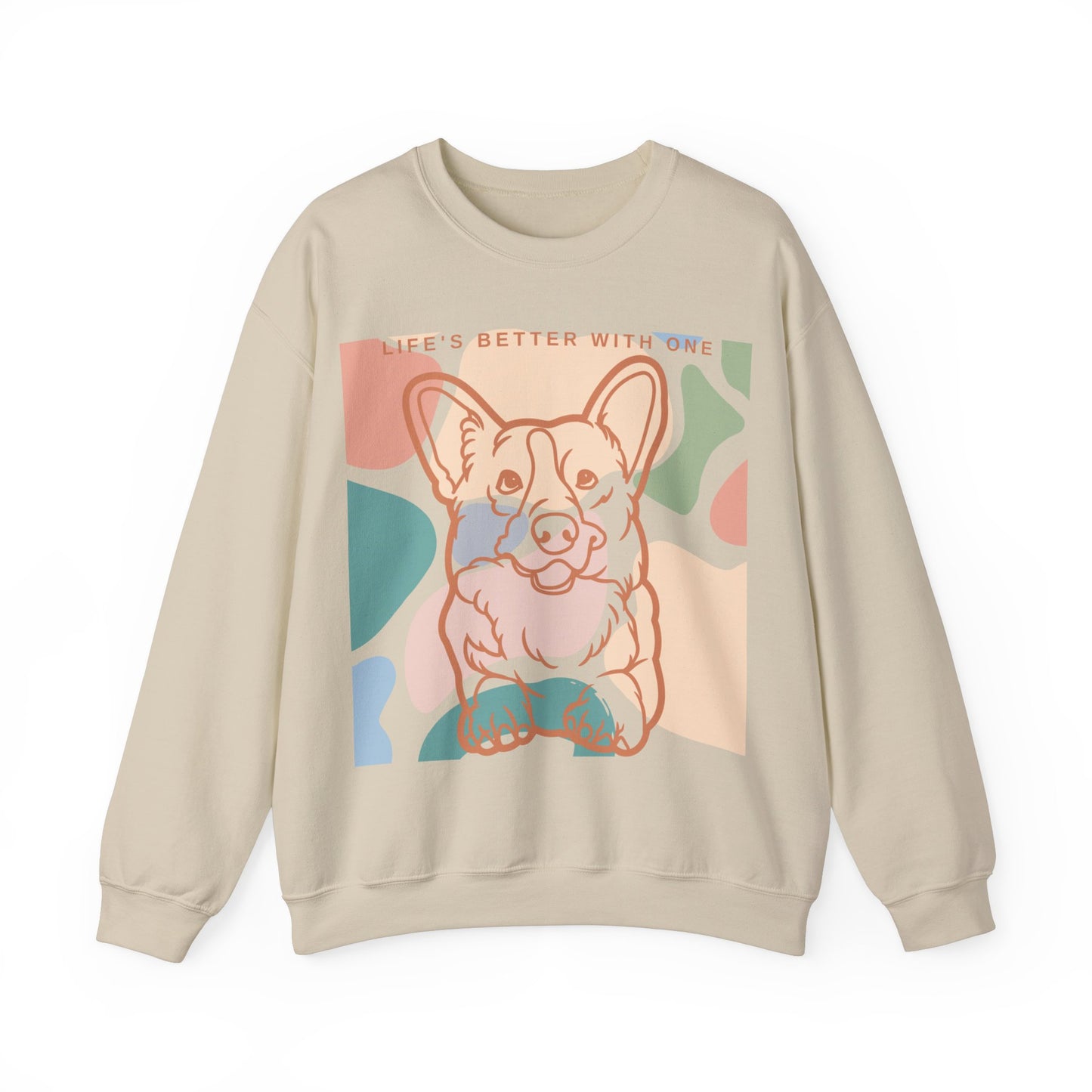 Cute Corgi Unisex Heavy Blend™ Crewneck Sweatshirt  Two Sided EU