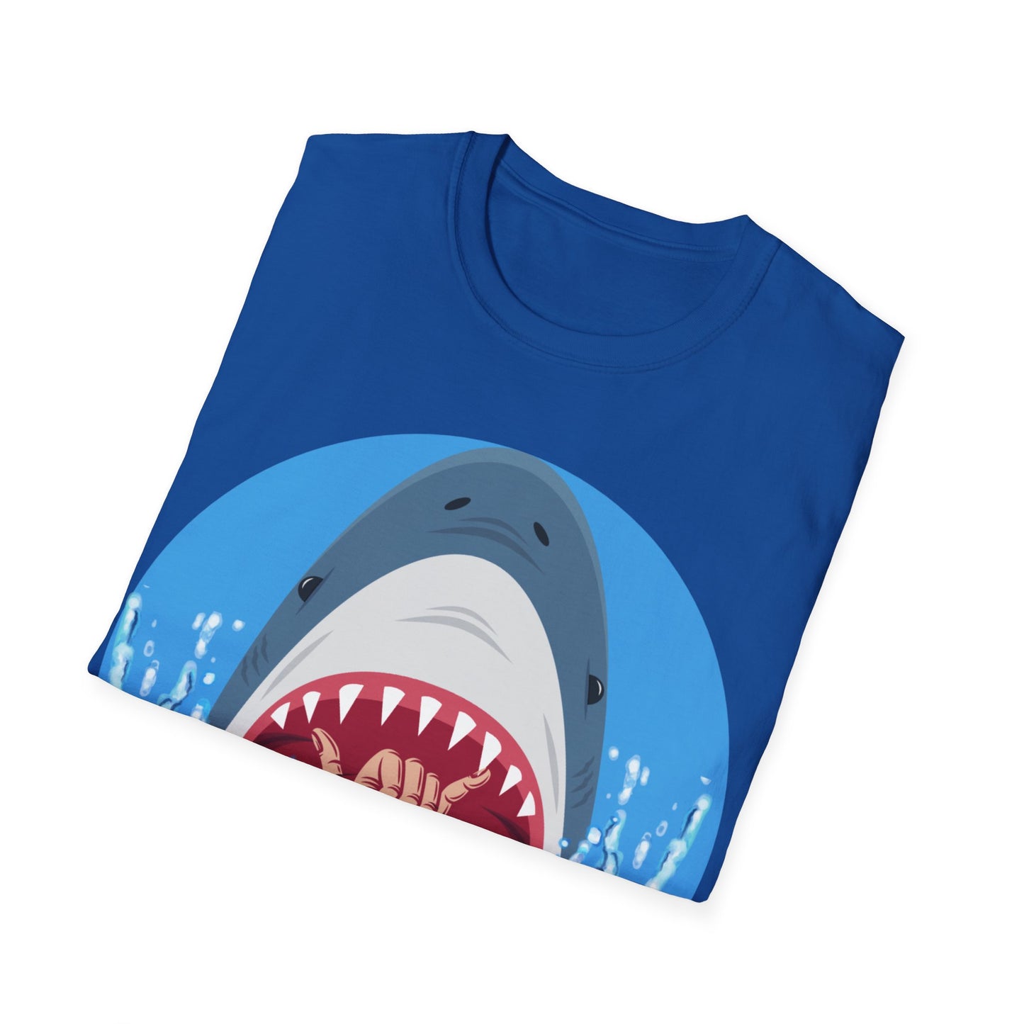 Camiseta unisex de estilo suave Surfin' Shark de la UE 