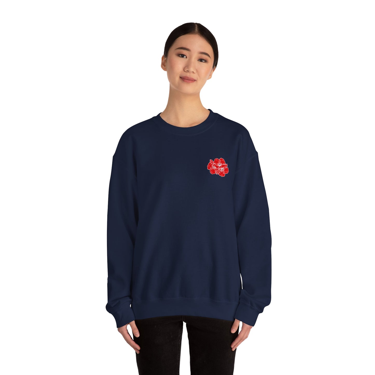 Poppies Unisex Heavy Blend™ Crewneck Sweatshirt