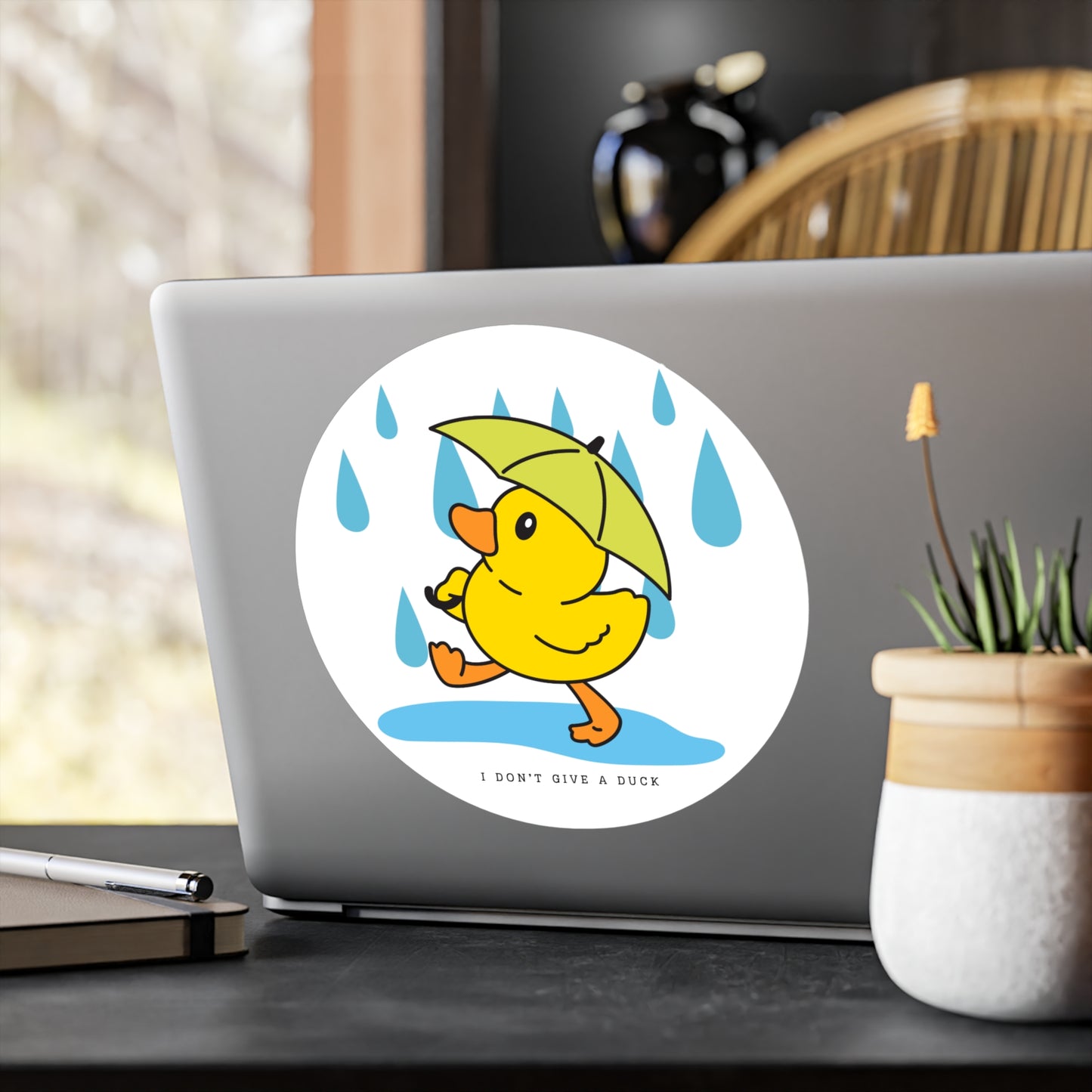 Don't give a Duck Die-cut Stickers EU