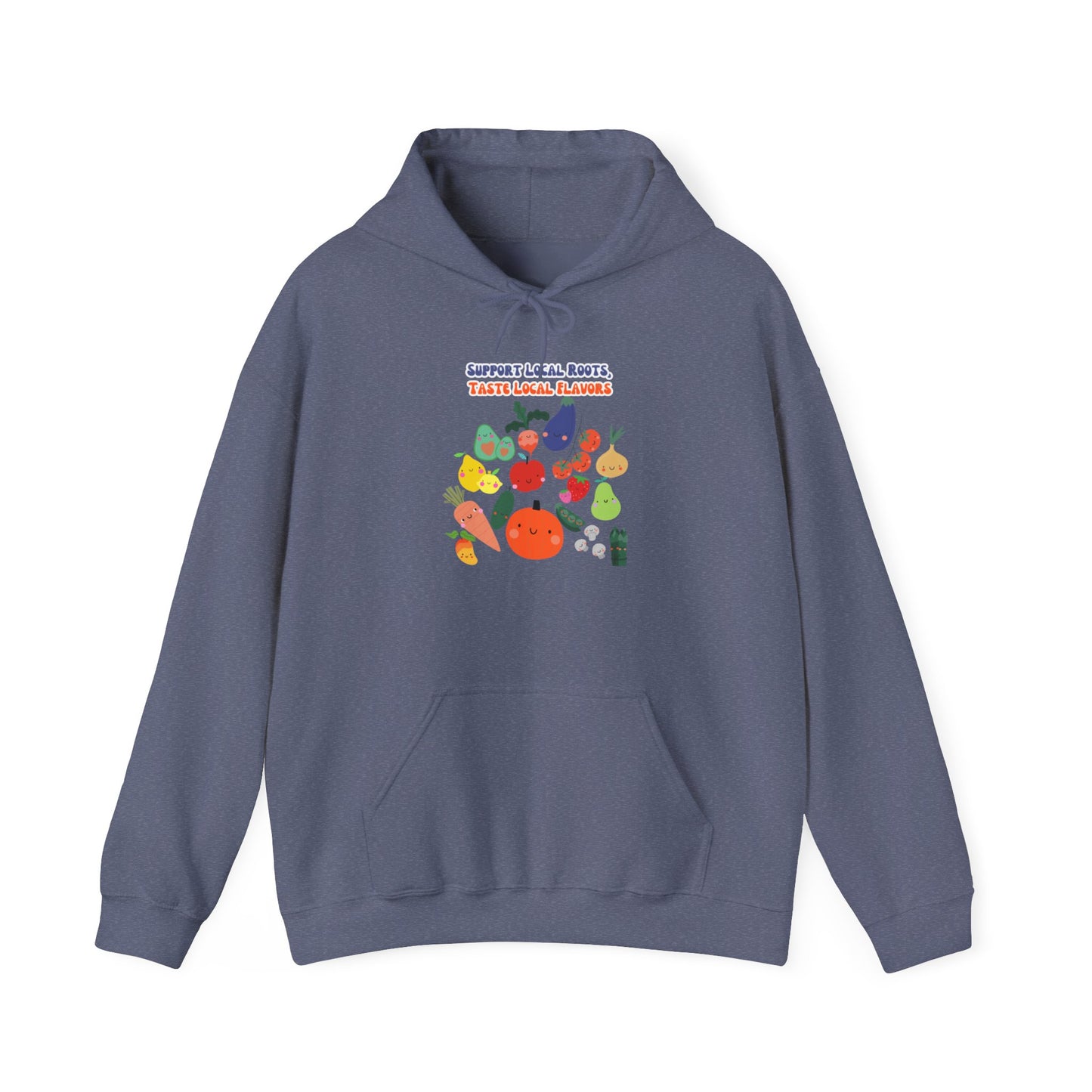 Local Roots, Local Flavors Unisex Heavy Blend™ Hooded Sweatshirt