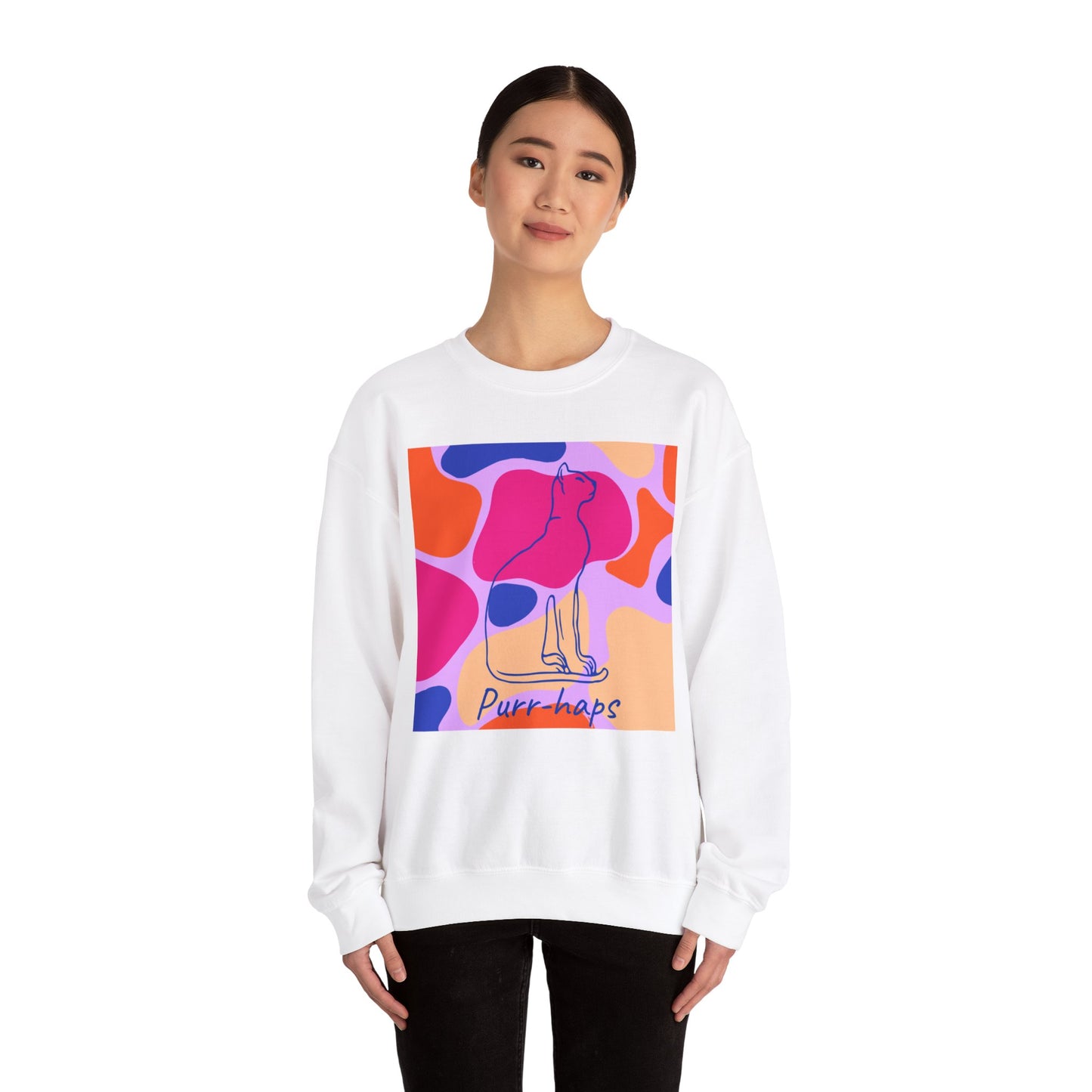 Purr-haps Unisex Heavy Blend™ Crewneck Sweatshirt