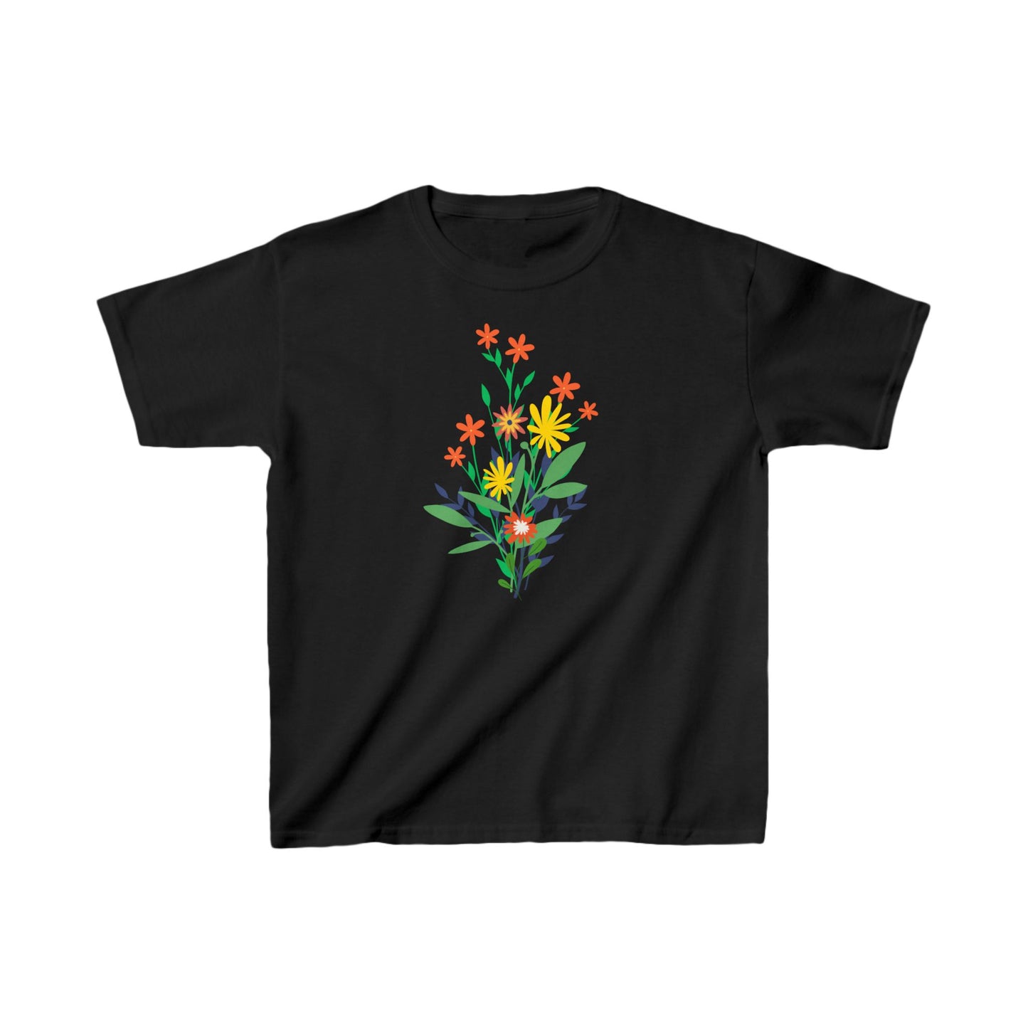 Summer Flowers Kids Heavy Cotton™ Tee