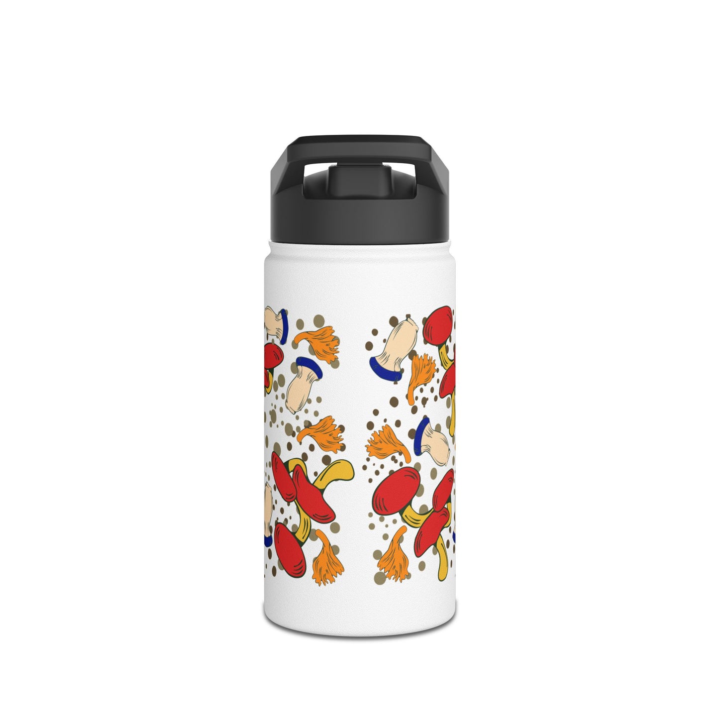 Mushrooms Stainless Steel Water Bottle, Standard Lid