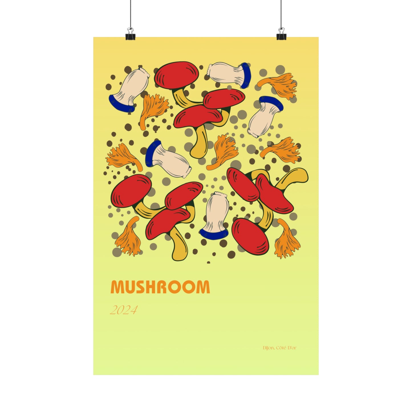 Mushrooms Vertical Posters