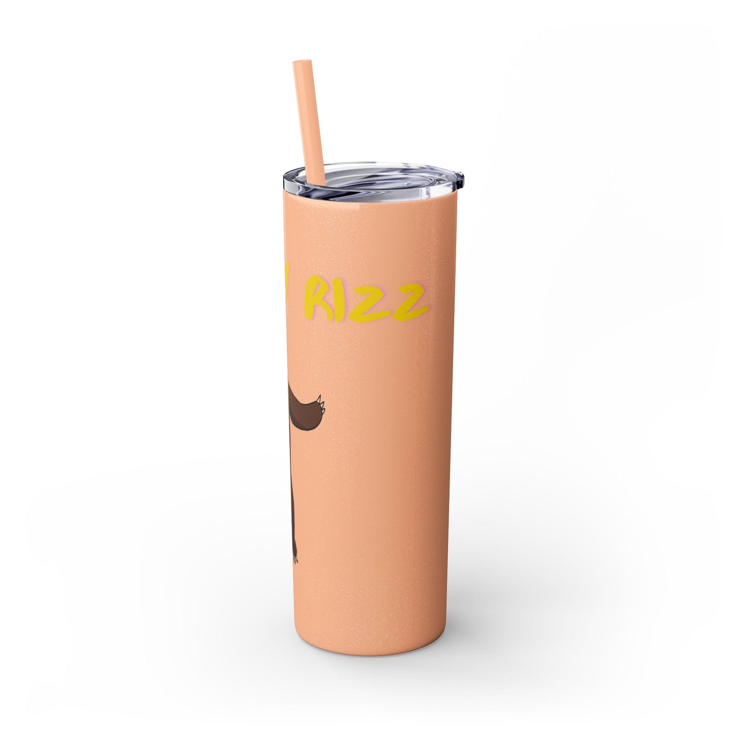 Grizzly Rizz Bear Tumbler with Straw, 20oz