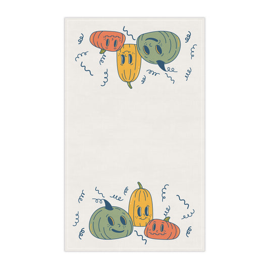 Jack-O-Lanterns White Towels cotton