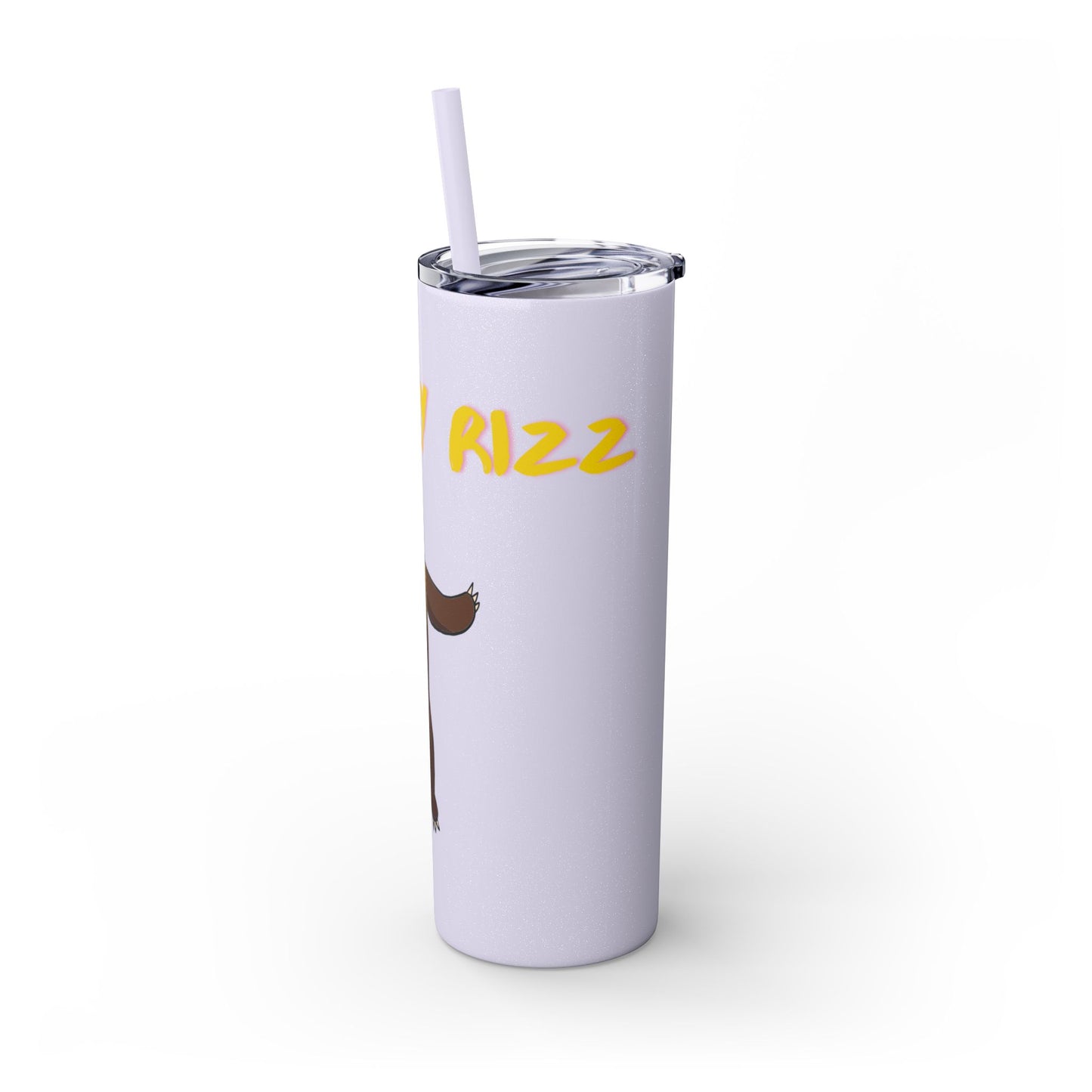 Grizzly Rizz Bear Tumbler with Straw, 20oz