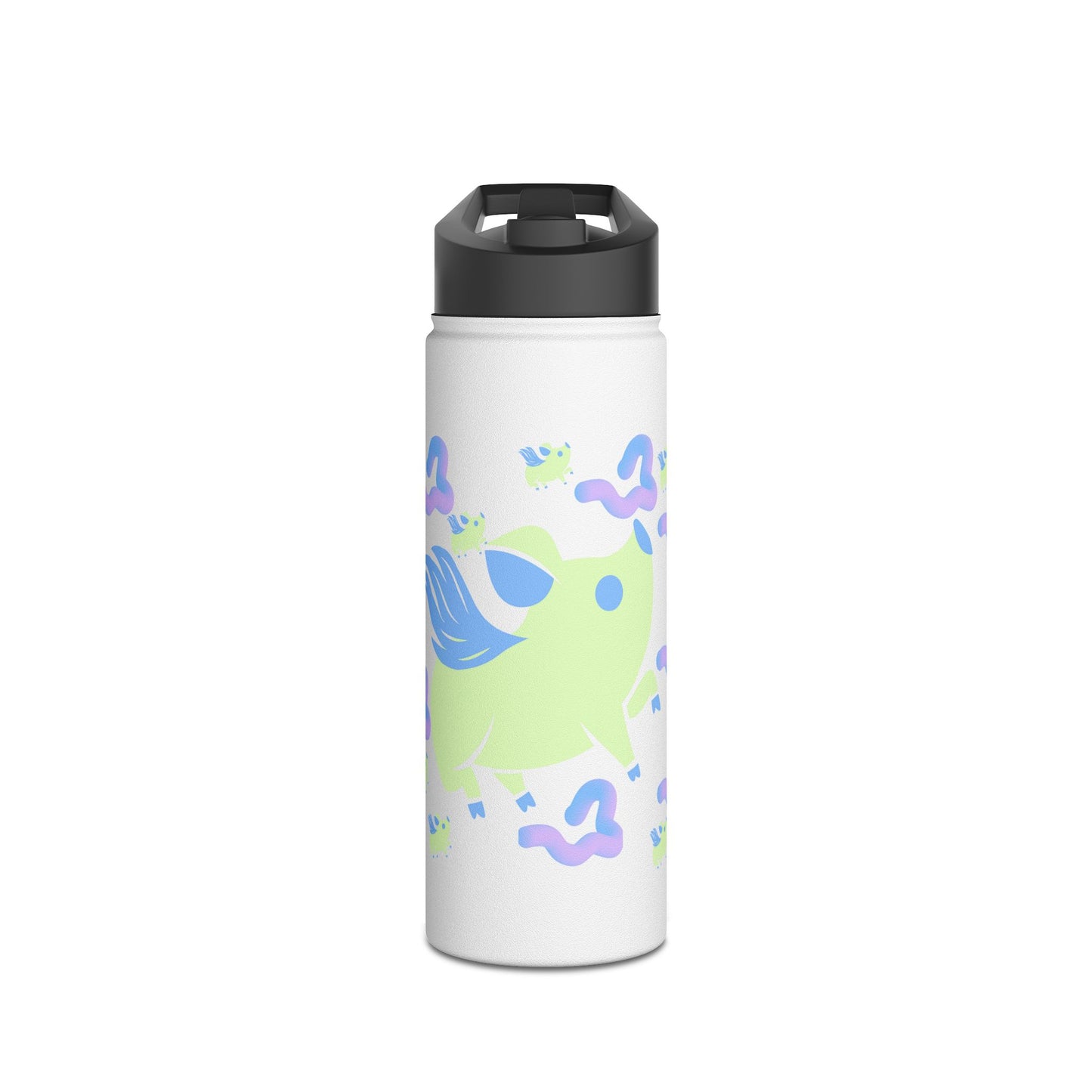 Flying Stainless Steel Water Bottle, Standard Lid