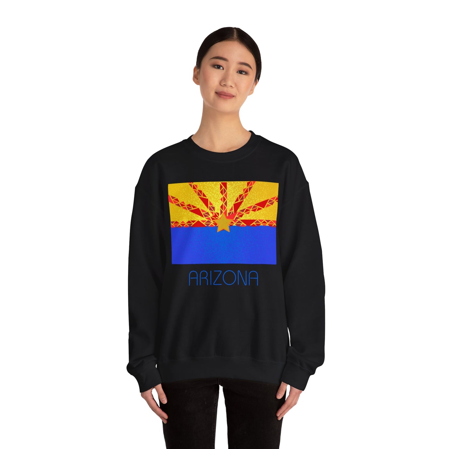 Sudadera unisex con cuello redondo Modern Arizona Heavy Blend™