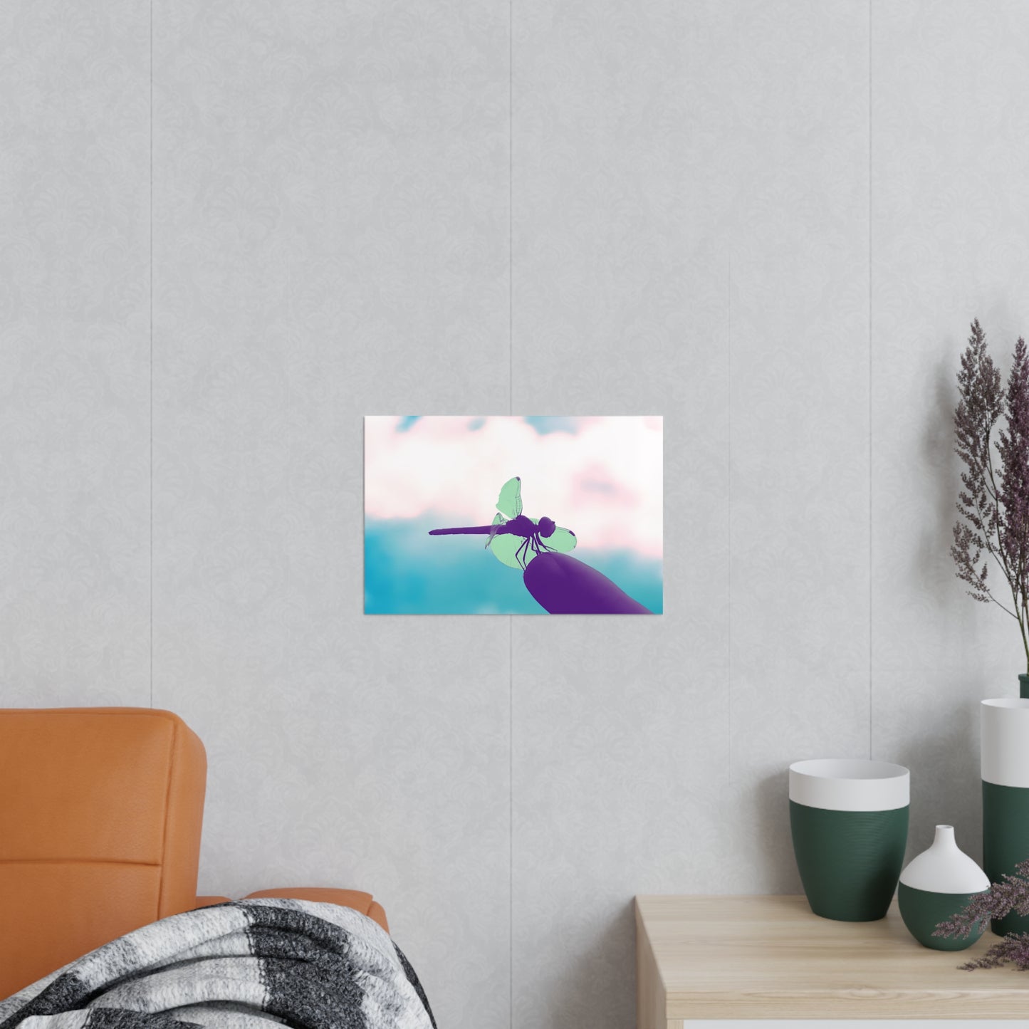 Dragonfly Dreamy Matte Photograph Horizontal Posters EU