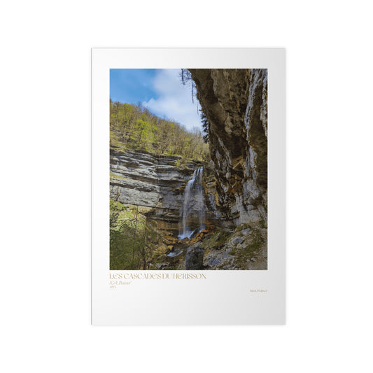 Carteles verticales Les Cascades Du Herisson UE