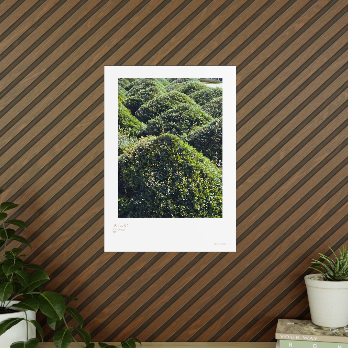 Hedge Photograph Vertical Posters EU