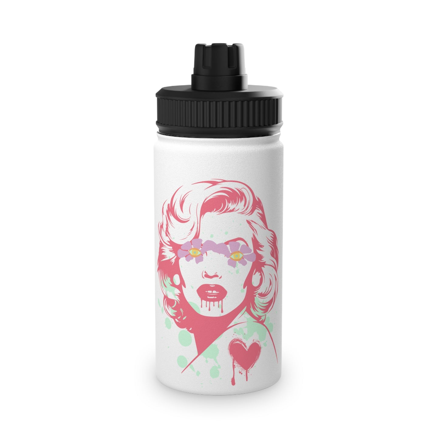 Norma Graffiti Stainless Steel Water Bottle, Standard Lid EU