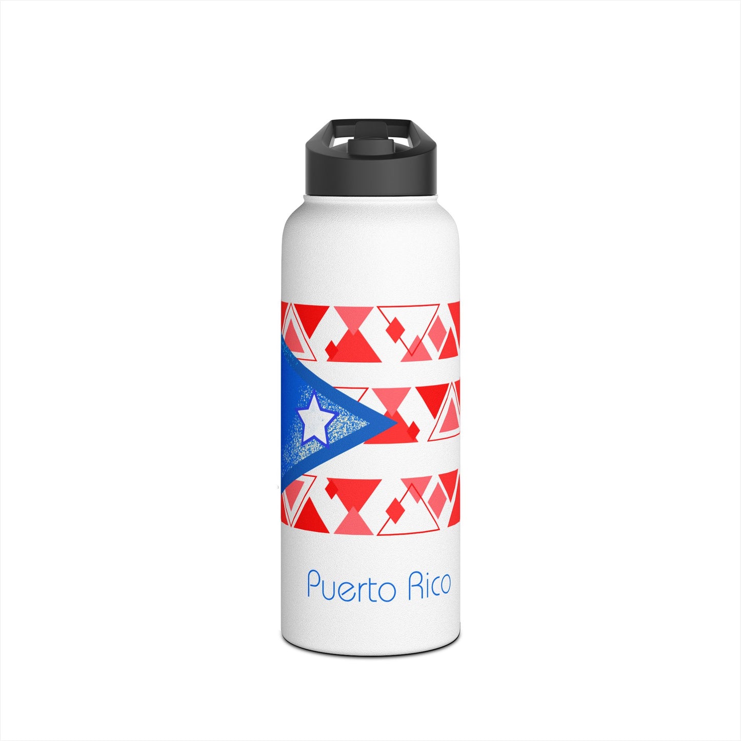 Modern Puerto Rico Stainless Steel Water Bottle, Standard Lid