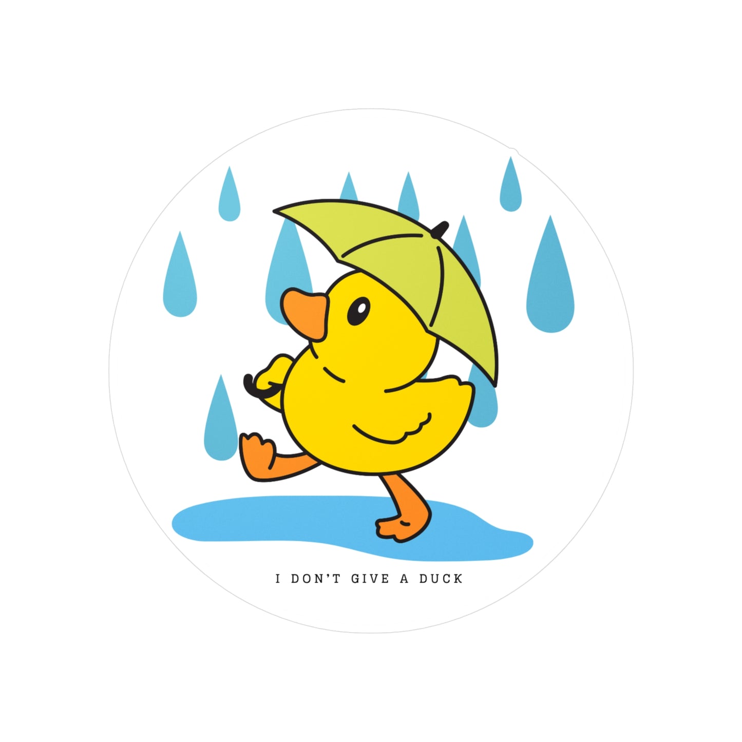 Don't give a Duck Die-cut Stickers EU