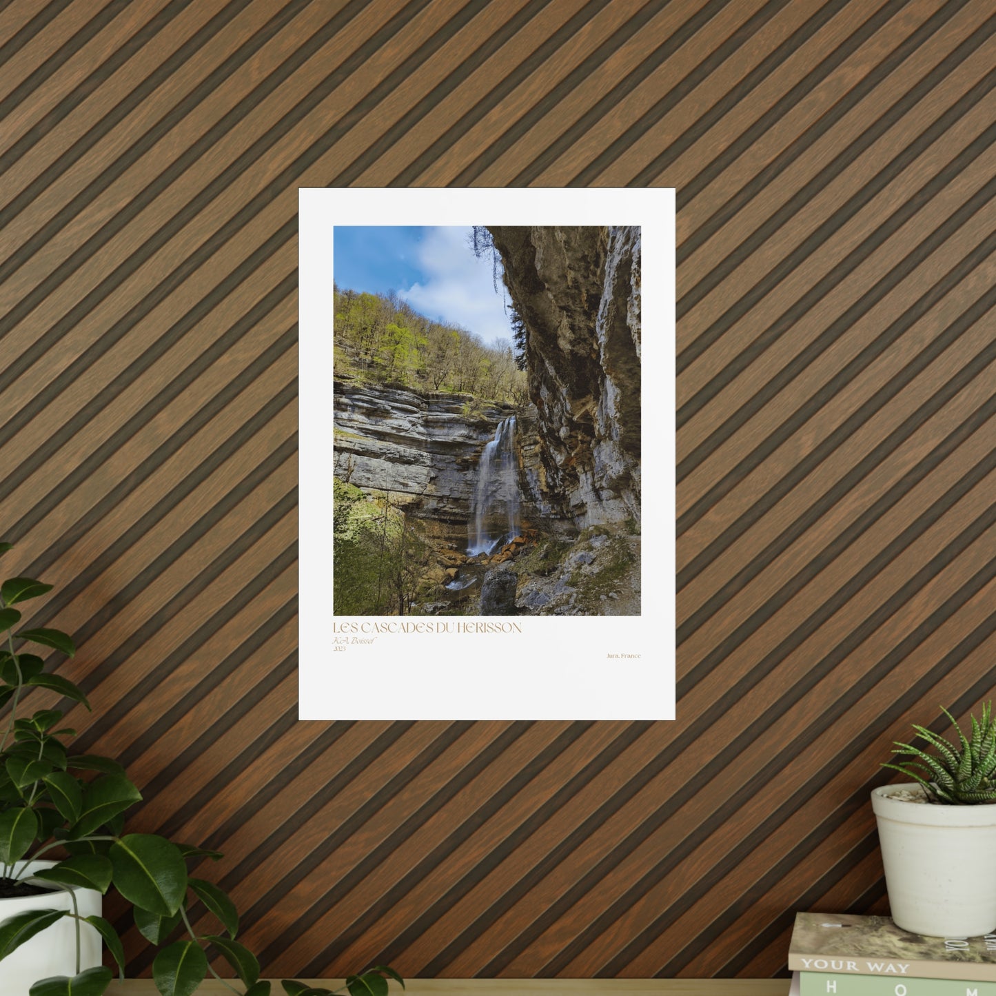 Les Cascades Du Herisson Vertical Posters EU