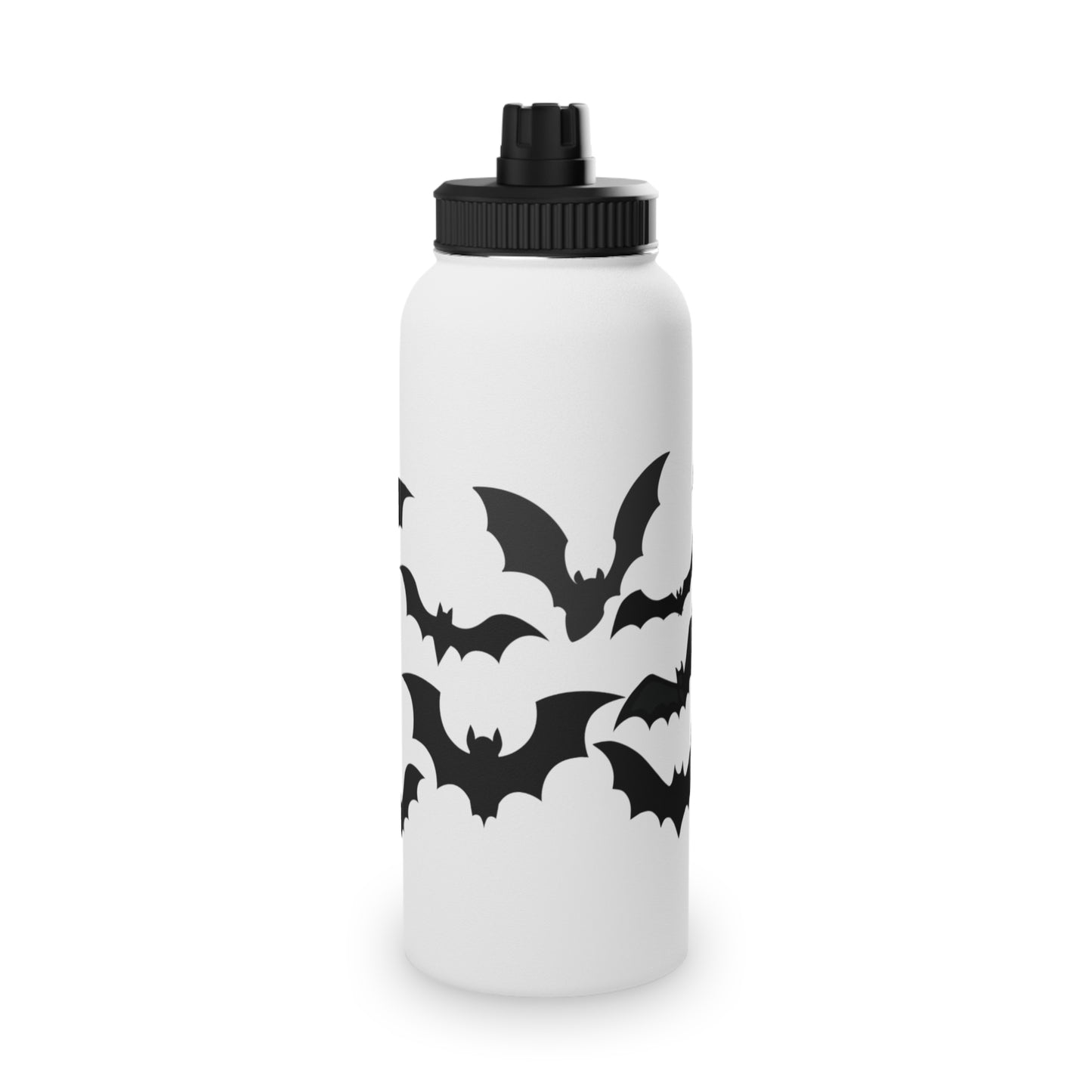 I Love Bats Steel Water Bottle, Standard Lid EU