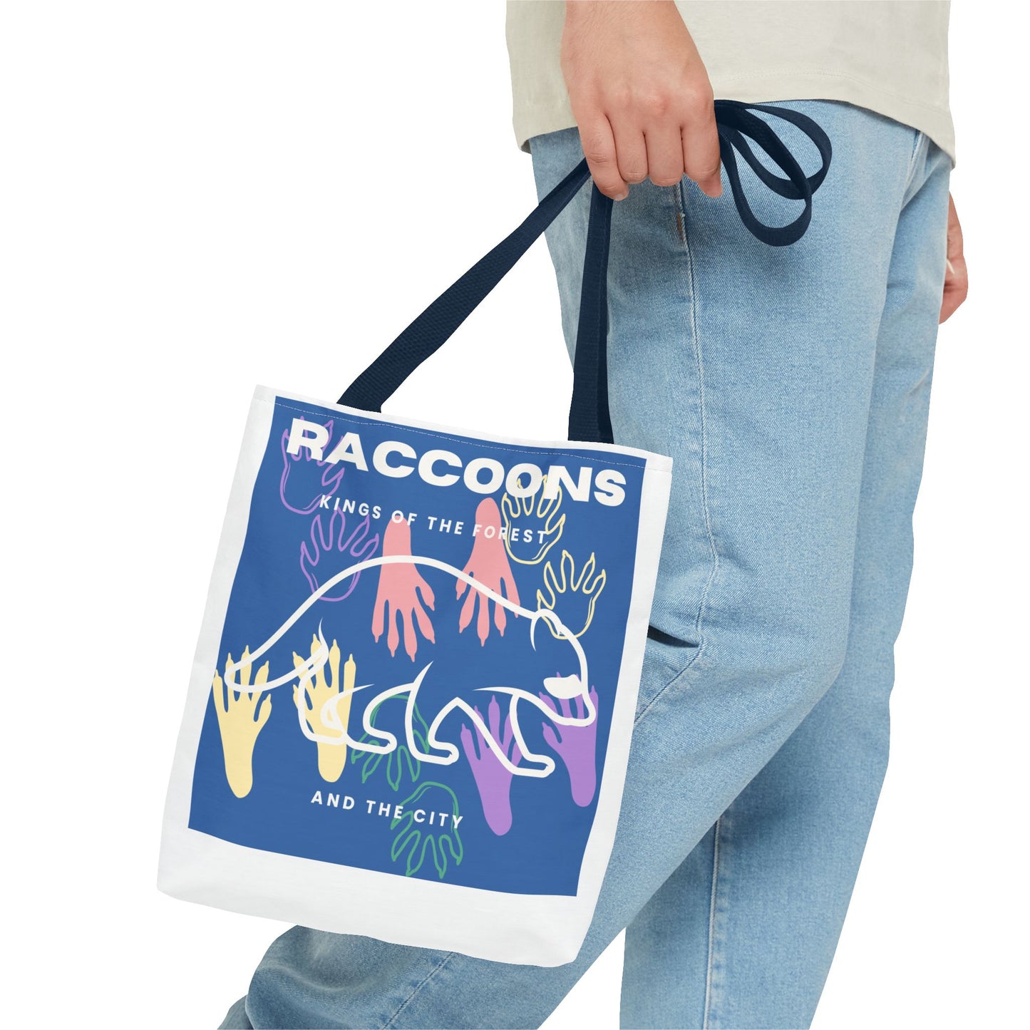 Kings of City Forest Raccoons Tote Bag