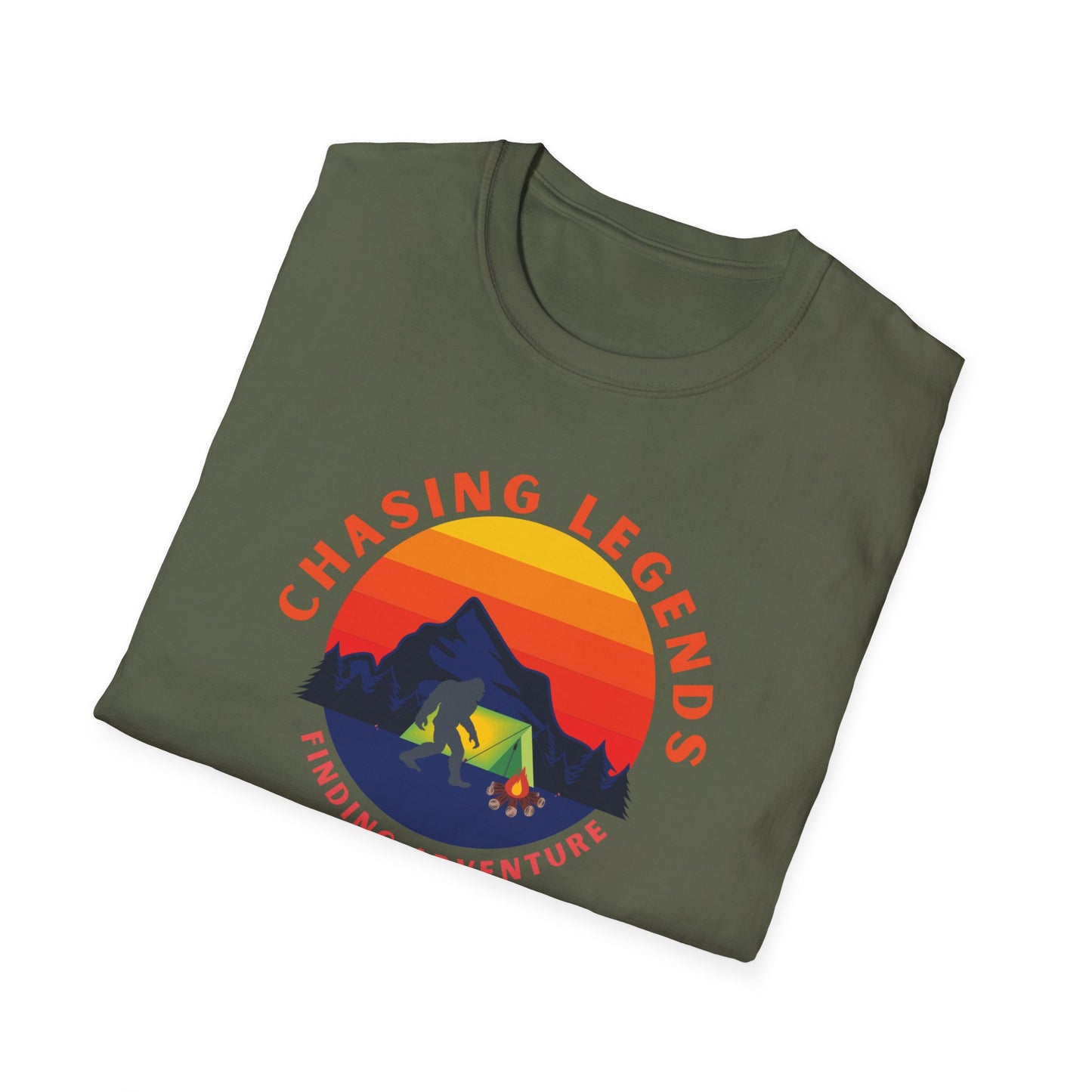 Bigfoot Adventure: Chasing Legends Unisex Softstyle T-Shirt EU