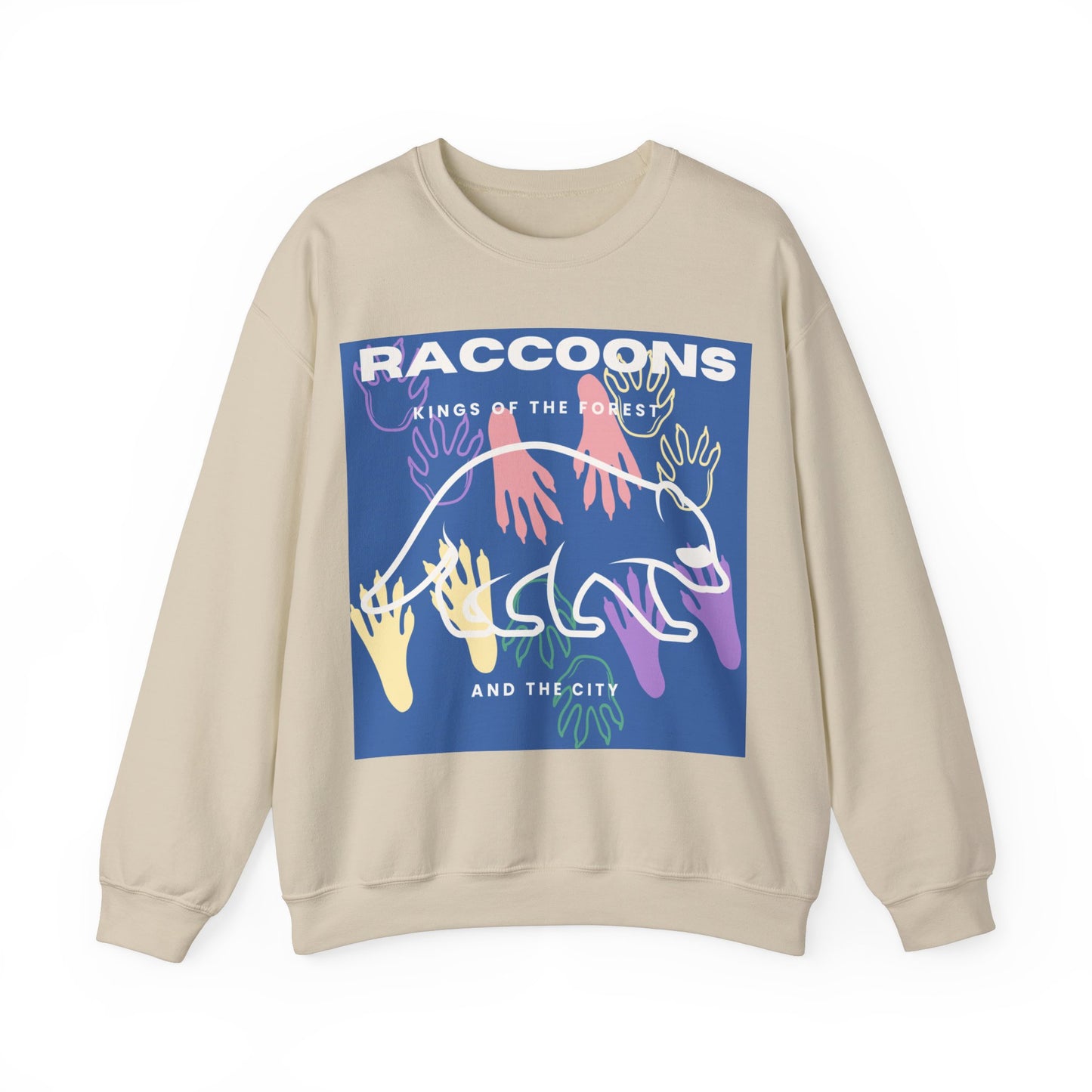 Kings of City Forest Raccoons Unisex Heavy Blend™ Crewneck Sweatshirt EU