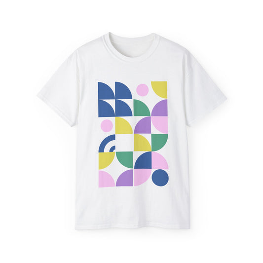 Shapes in Pastels Illustration Ultra Cotton Tee