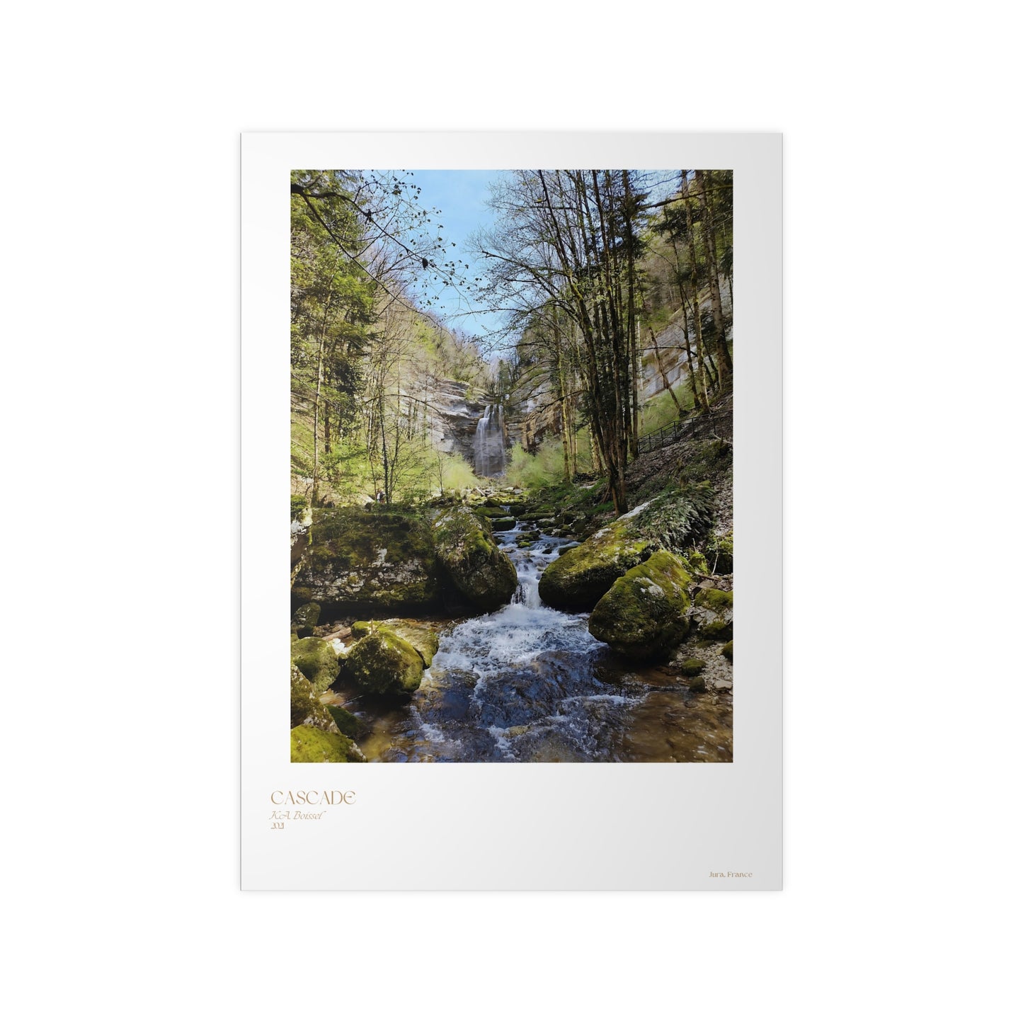 Cascade Photograph Vertical Posters EU