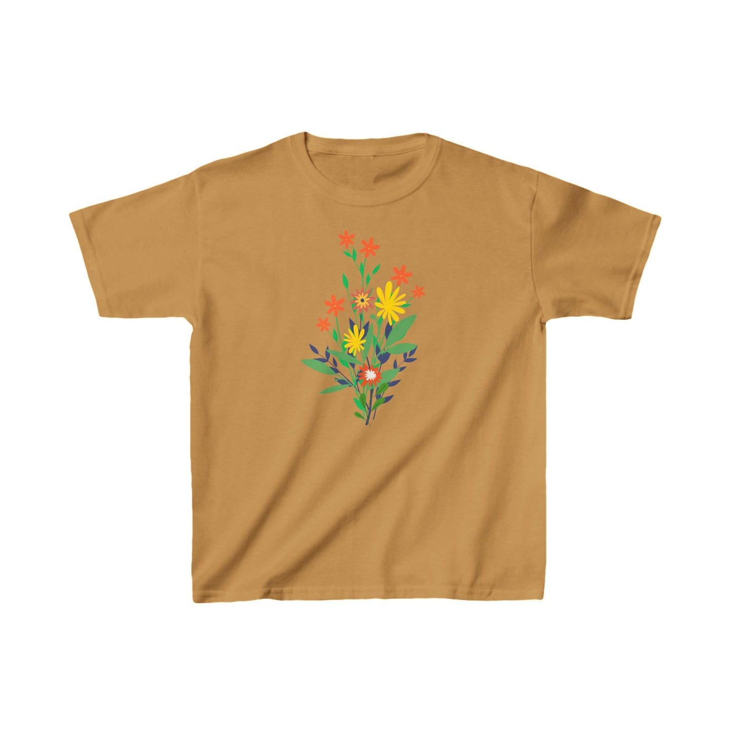 Summer Flowers Kids Heavy Cotton™ Tee