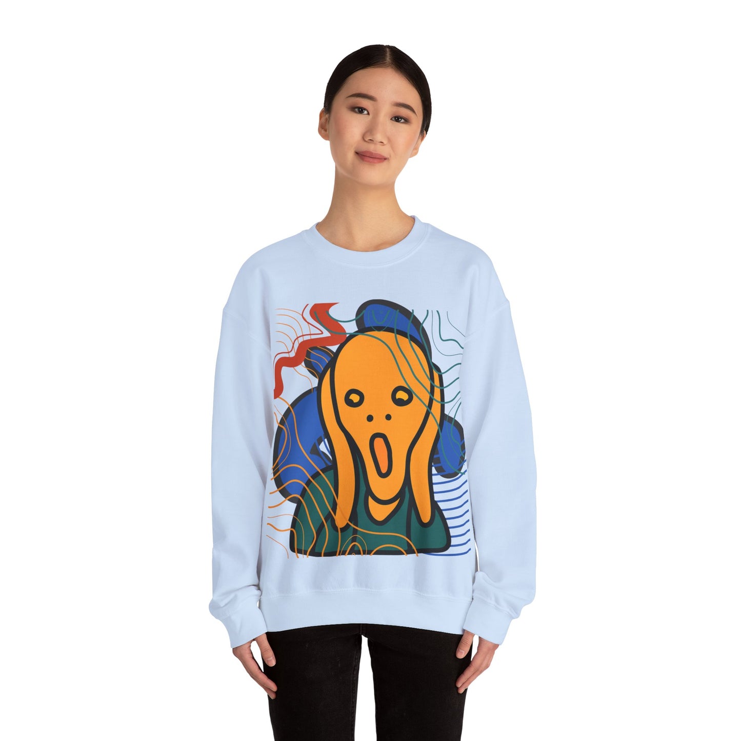 Scream and Squiggles Unisex Heavy Blend™ Crewneck Sweatshirt EU