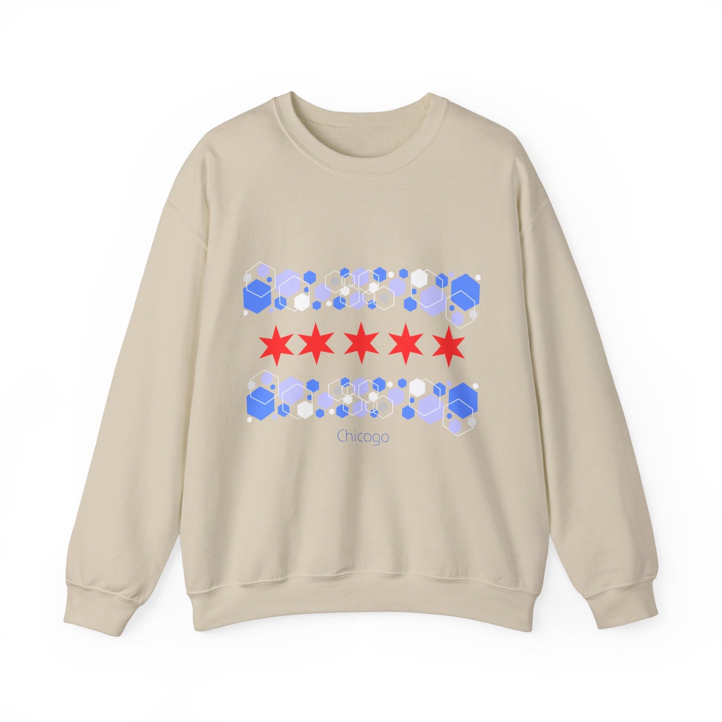 Modern Chicago Unisex Heavy Blend™ Crewneck Sweatshirt EU