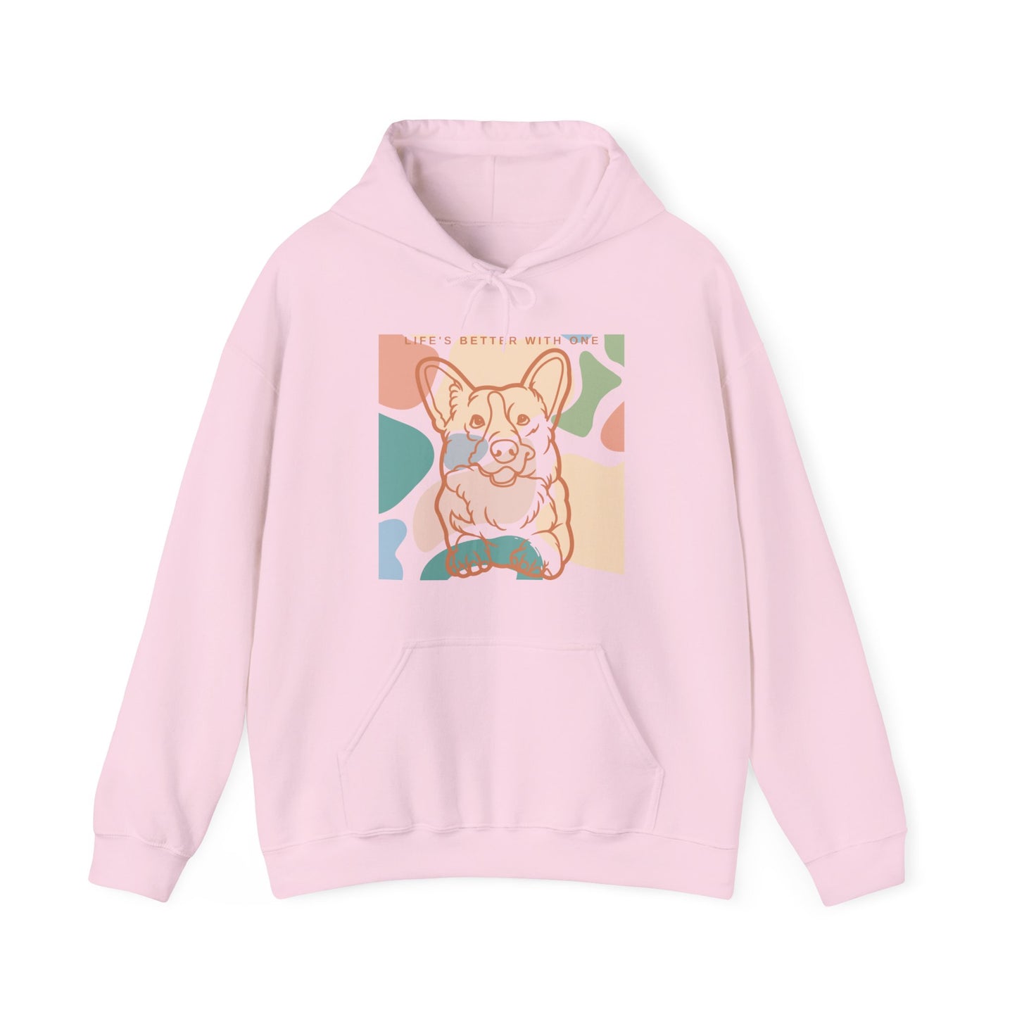 Cute Corgi Unisex Heavy Blend™ Hooded Sweatshirt EU