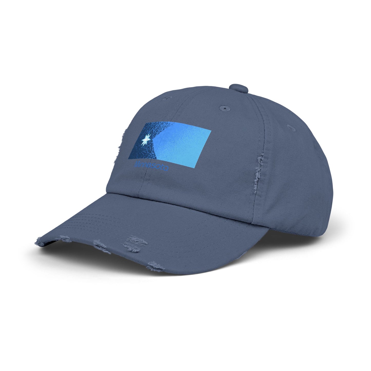 Modern Minnesota Unisex Distressed Cap