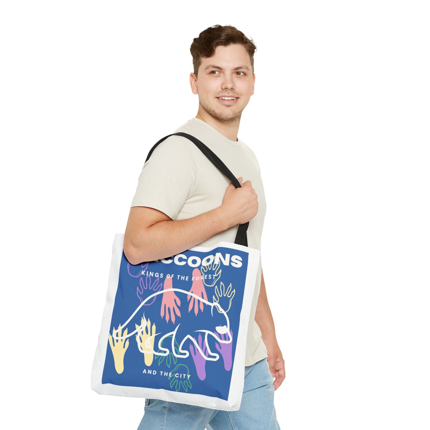 Kings of City Forest Raccoons Tote Bag