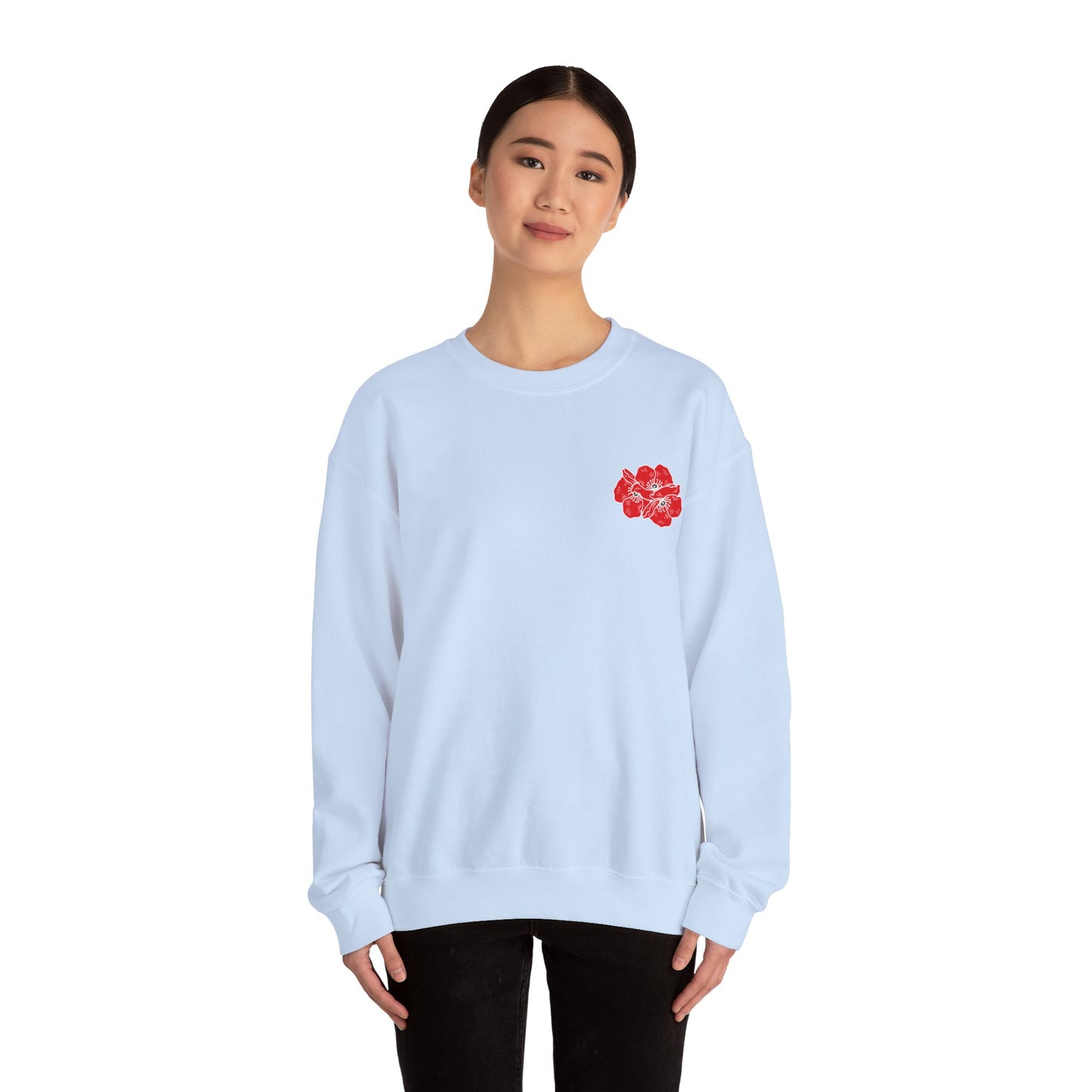 Poppies Unisex Heavy Blend™ Crewneck Sweatshirt EU