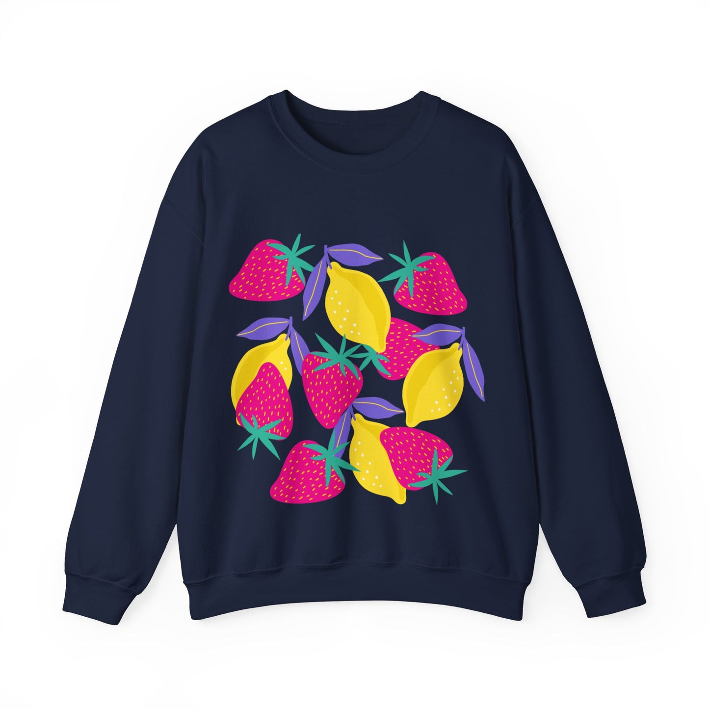 Lemons and Strawberries Unisex Heavy Blend™ Crewneck Sweatshirt EU