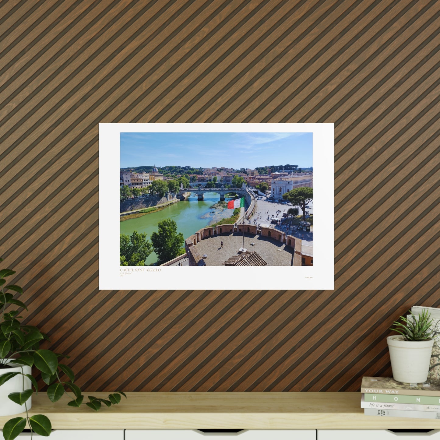 Castel Sant' Angelo Photograph Horizontal Posters EU