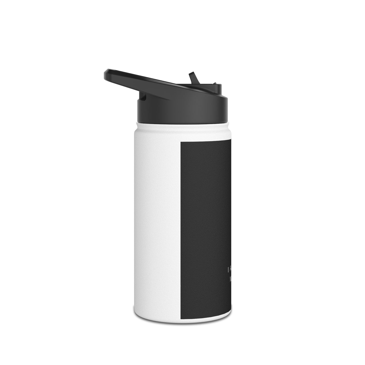 Black Cat Stainless Steel Water Bottle, Standard Lid