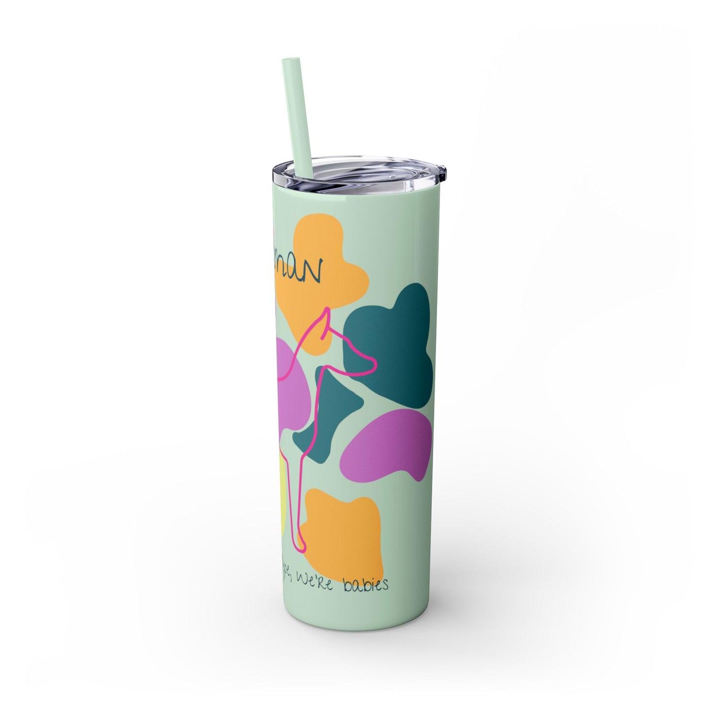 Doberman Tumbler with Straw, 20oz